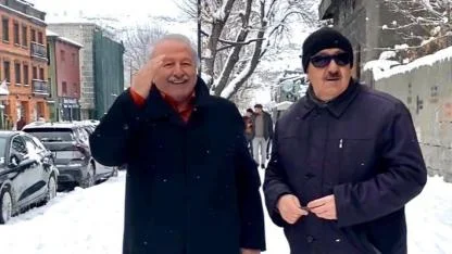 Kars’ta kar altında kış sohbetleri