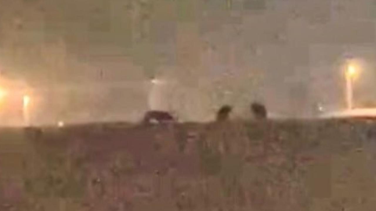 Kars’ta kurt sürüsü görüntülendi