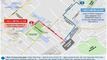 Kars’ta toplantı ve gösteri yürüyüş güzergâhları yenilendi