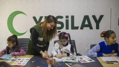 Kars'ta Yeşilay’da tatil neşesi