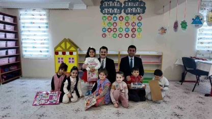 Kaymakam Yılmaz’dan 4-6 yaş Kur’an kursuna ziyaret