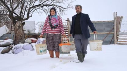 Kış şartları hayvancılığı zorluyor