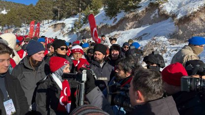 Erzurum'dan şehit yakınları ve gaziler Sarıkamış'ta tek yürek oldu