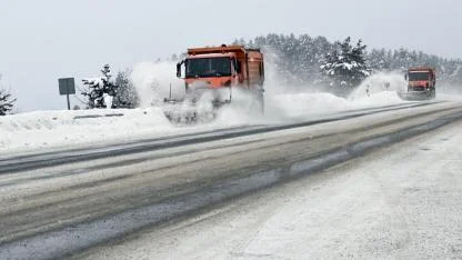 Sarıkamış'ta kar yağışı etkisini sürdürüyor