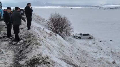 Sarıkamış’ta trafik kazası: 1 yaralı
