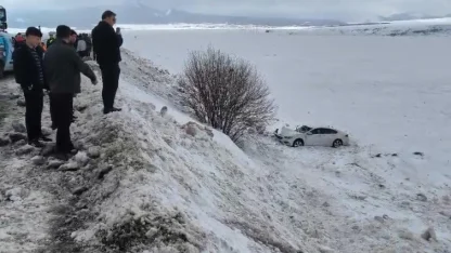 Sarıkamış’ta trafik kazası: 1 yaralı