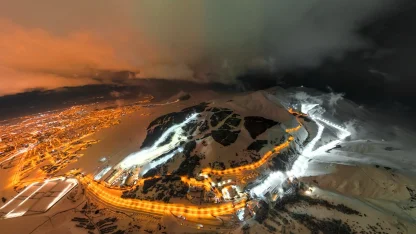 Başkan Sekmen: "Palandöken sadece gündüzün değil, gecenin de zirvesi"