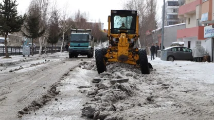 Belediyeden karla mücadele