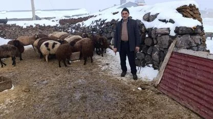 Dayanışma örneği Digor’da besicinin yüzünü güldürdü