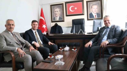 DSİ Bölge Müdürü muhtarla buluştu