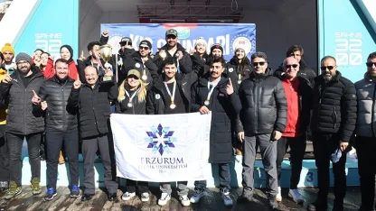 Erzurum Teknik Üniversitesi Snowboard Türkiye şampiyonu oldu