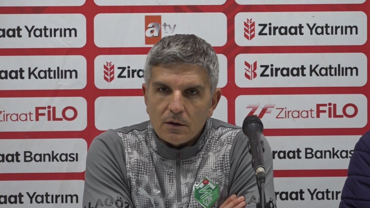 Iğdır FK - Antalyaspor maçının ardından