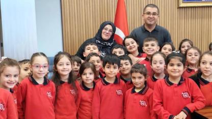 Kağızman’da miniklerden kamu kurumlarına ziyaret