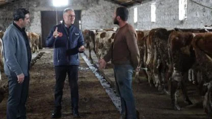 Kars’ta büyükbaş işletmesine teknik ziyaret