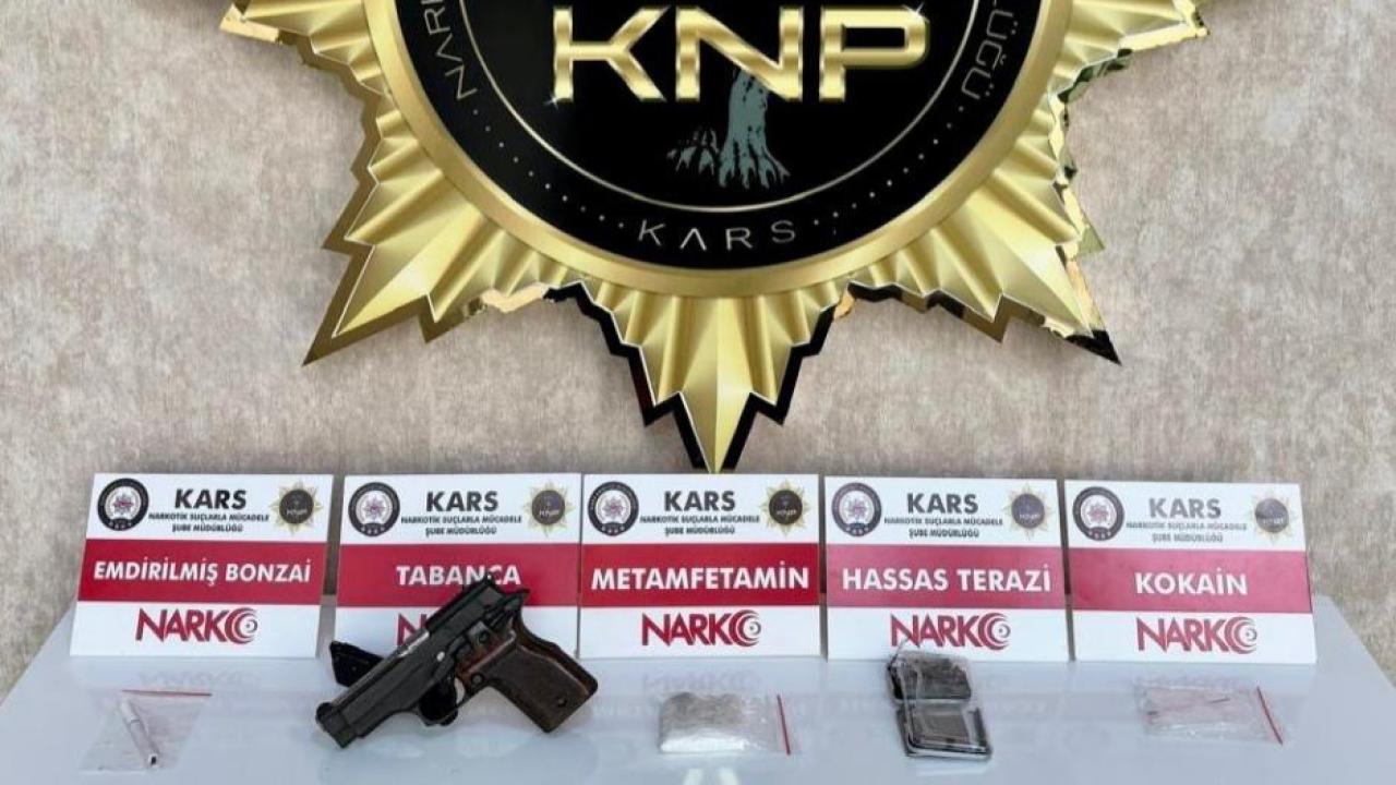 Kars’ta aparta uyuşturucu operasyonu