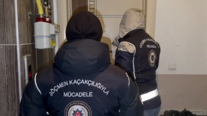 Kars’ta apartta 4 düzensiz göçmen yakalandı