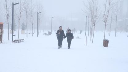 Kars'ta kar ve soğuk hava etkili oluyor