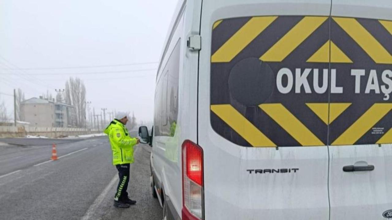 Kars’ta okul servislerine sıkı denetim