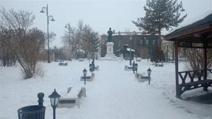 Kars’ta Perşembe gününe kadar kar yağışı var