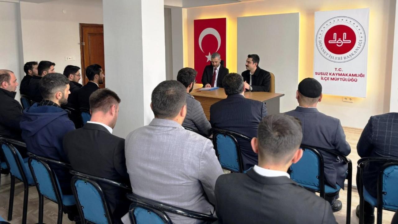 Kaymakam Tutal din görevlileriyle bir araya geldi