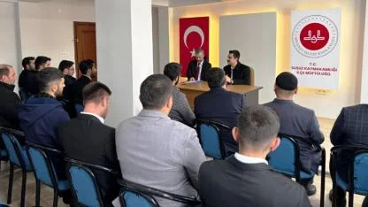 Kaymakam Tutal din görevlileriyle bir araya geldi