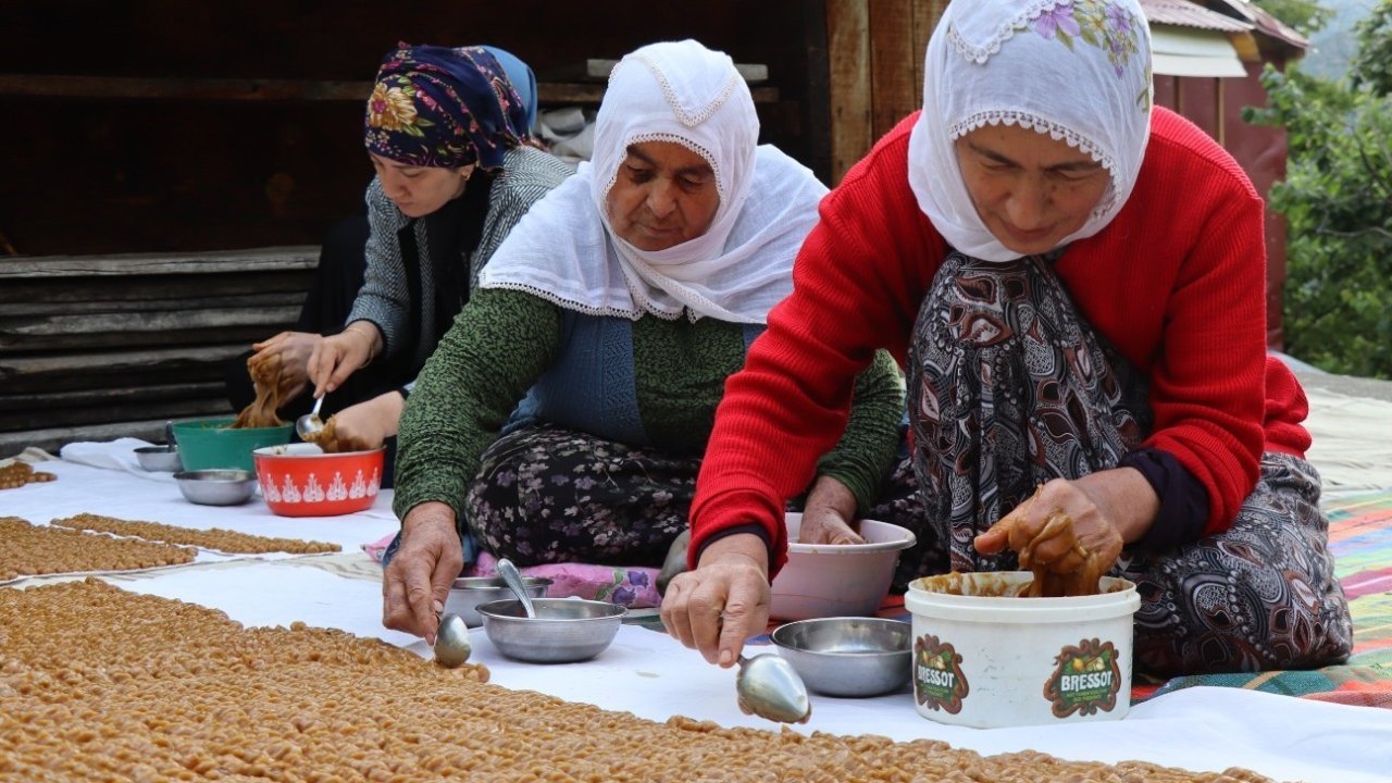 Köyde üretilen keş adeta bir enerji deposu