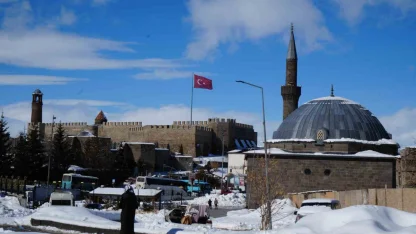 Meteorolojiden Erzurum için kuvvetli kar yağışı uyarısı