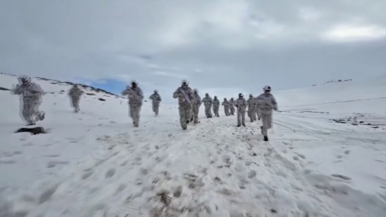 MSB’den Sarıkamış kış tatbikatı görüntüleri