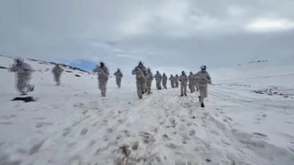 MSB’den Sarıkamış kış tatbikatı görüntüleri