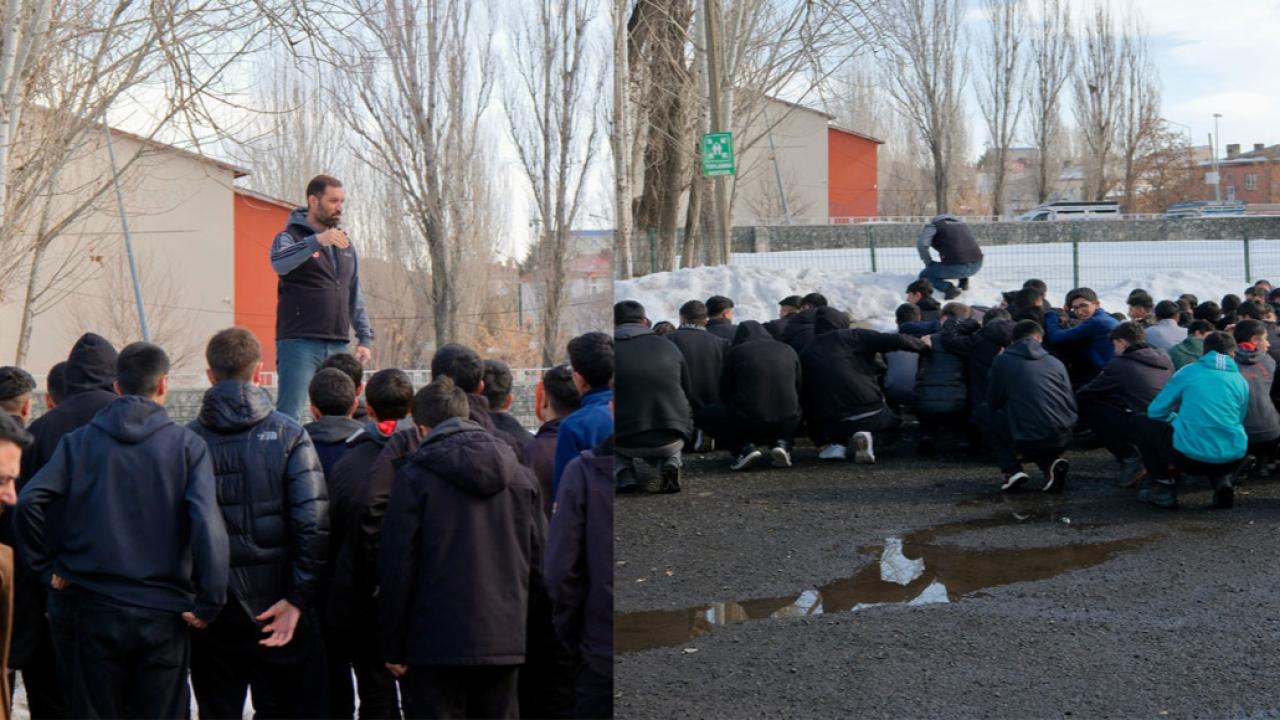 Öğrenciler deprem konusunda bilinçlendirildi