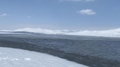 Ağrı’da kışın en güzel manzarası