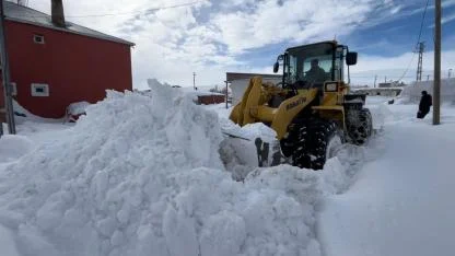 Kars’ta 27 köy yolu ulaşıma kapalı