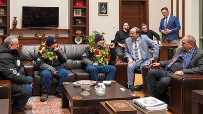 Rektör Çakmak: "Onlarla gurur duyuyoruz"