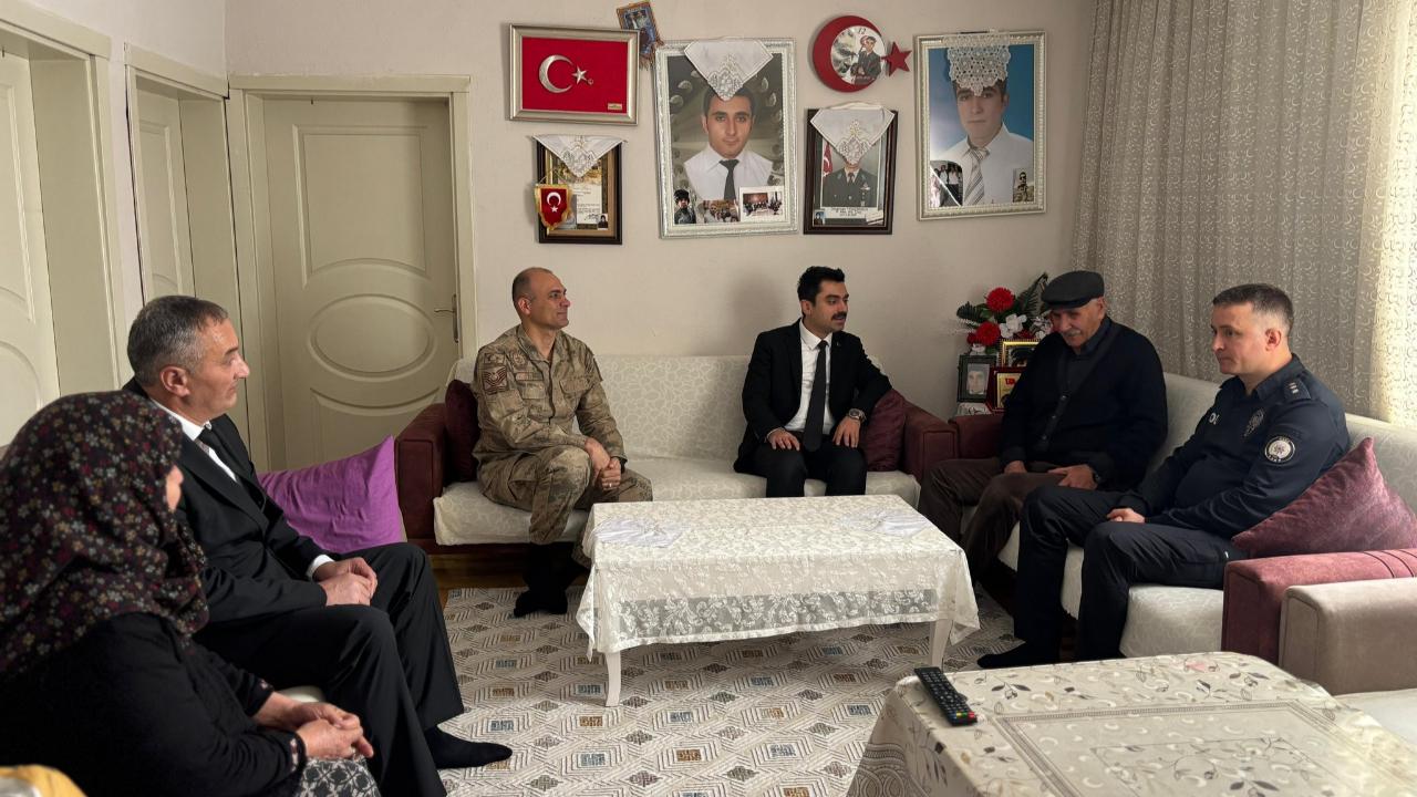 Şehit aileleri ve gazilere ramazan öncesi ziyaret