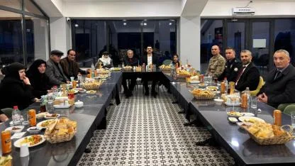 Şehit yakınları ve gaziler Ramazan sofrasında buluştu