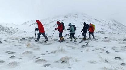 Süphan Dağı tırmanışına hava muhalefeti engeli