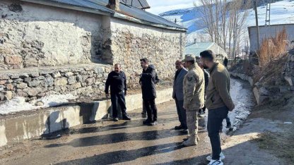 Susuz Kaymakamı Tutal’dan sel ve taşkın riskine karşı yerinde inceleme