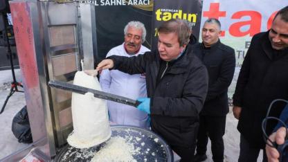 Tulum döneri büyük ilgi gördü