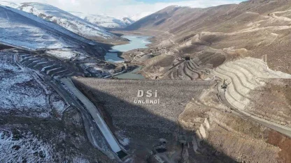 Ünlendi Barajı’nda su tutuldu: Iğdır’a 1,9 milyar liralık dev yatırım