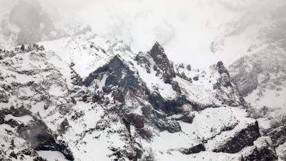 Cehennem Vadisi kar ve buzla kaplandı