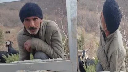 Doğa içinde eğlenceli hava durumu sunumu