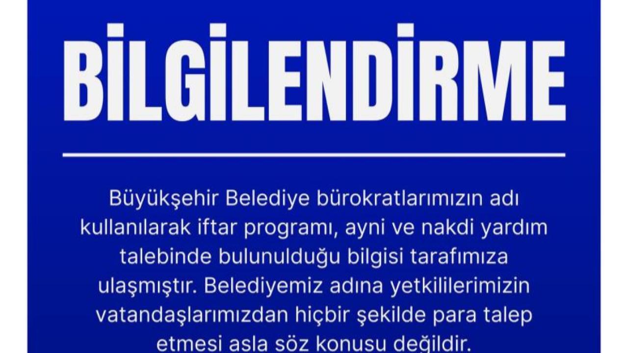 Erzurum'da Ramazan dolandırıcılığı uyarısı