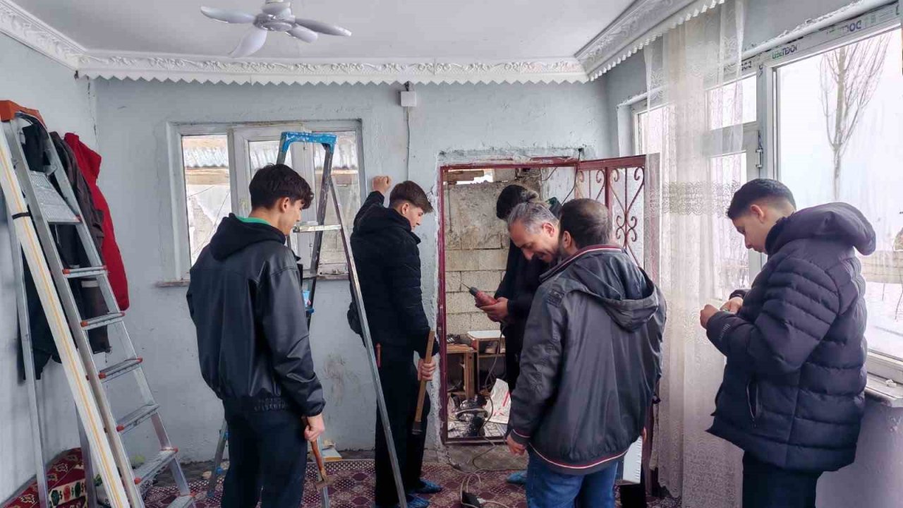 Erzurum Karaçoban’dan umudu büyüten iyilik hareketi: "Bir ışık da sen yak"