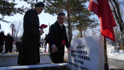 Erzurum Karskapı Şehitliğinde 111 yıllık hüzün ve coşku bir arada