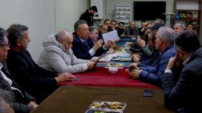 Göldalı Köyü Dernek üyeleri bayramlaştı