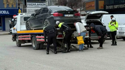 Iğdır’da trafik ekiplerinden denetim