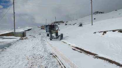 Kapanan köy yolları açıldı