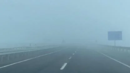 Kars sabahı sise teslim oldu