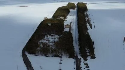 Kars’ta bahar karıyla kartpostallık manzaralar