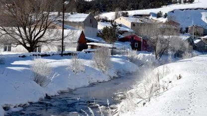 Kars’ta kış etkisini sürdürüyor